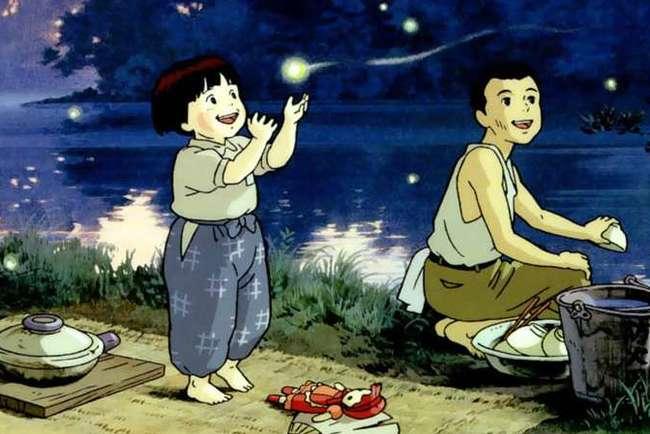 Мультфільм японського режисера-мультиплікатора Исао Такахата заснований на романі Акіюкі Носакі і розповідає історію підлітка сейто і його молодшої сестри Сецуко, батьки яких загинули у Другій світовій війні