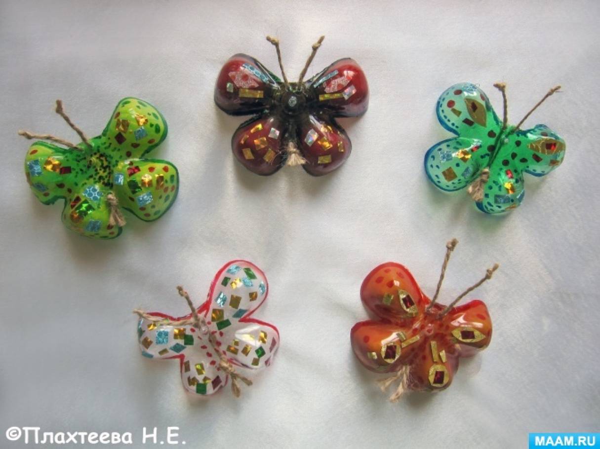 Публікація «Майстер-клас виготовлення метеликів з пластикових