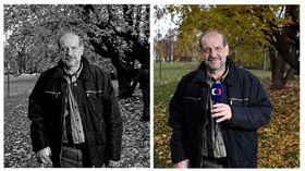 Еміл Іра (Фото: Ян Лангер, Чеське Телебачення)   - Першим з бомжів, запрошеним на роль телесіноптіка, став Еміл Іра зі стажем бездомності 14 років