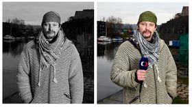 Петро Блага (Фото: Ян Лангер, Чеське Телебачення)   «Частково відбір проводився з акторів нашого театру бомжів або колишніх безпритульних, а також з числа їх друзів, які хочуть змінити своє становище і шукають виходу з такої ситуації