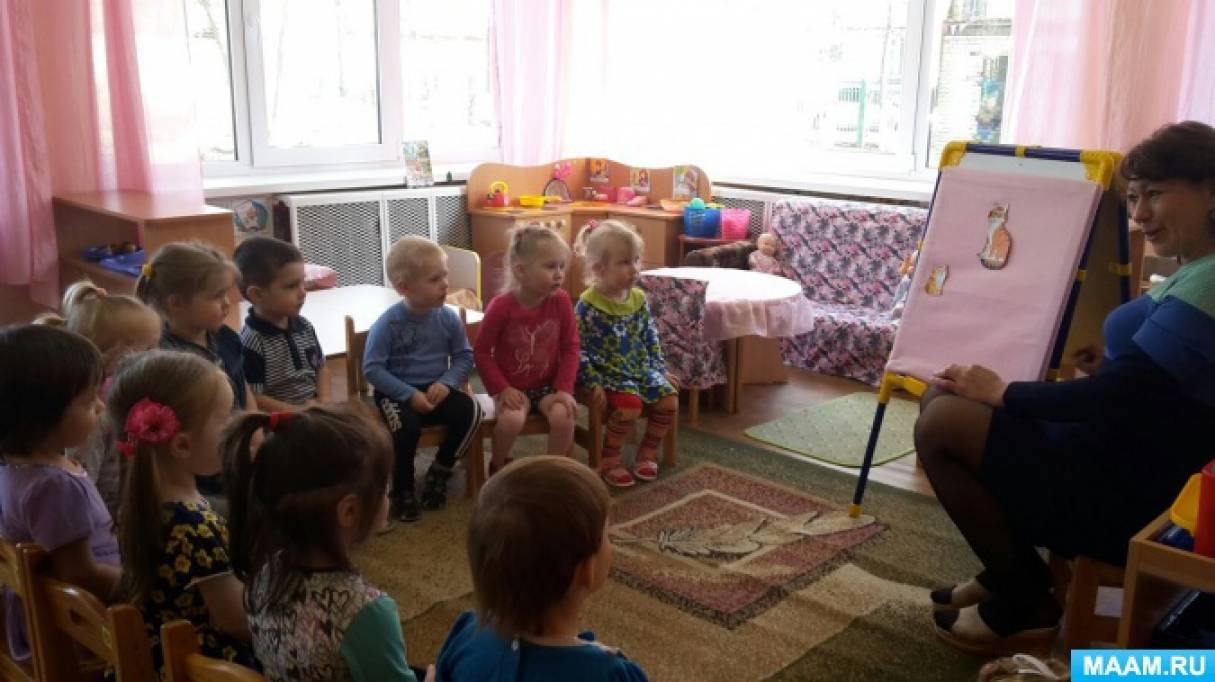 Конспект заняття з ОБЖ «Неслухняні кошенята» в першій молодшій групі   Конспект інтегрованого заняття з ОБЖ в 1 молодшій групі «Колобок» «Неслухняні кошенята» Вихователь: Сергєєва І