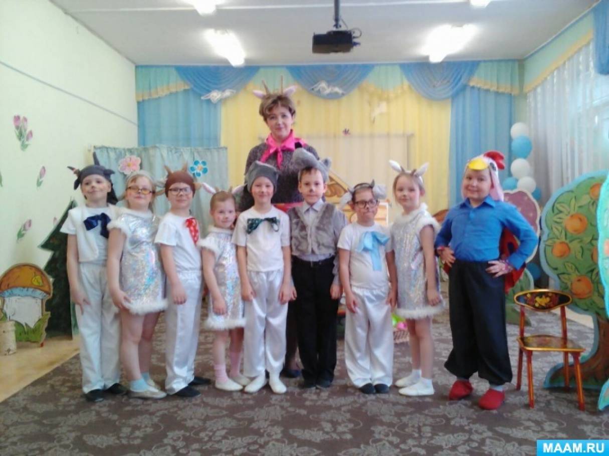 Стаття «Музична казка« Вовк і Семеро козенят на новий лад »для дітей