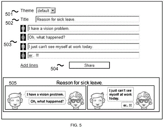 Оновлення статусів в соціальних мережах через комікси