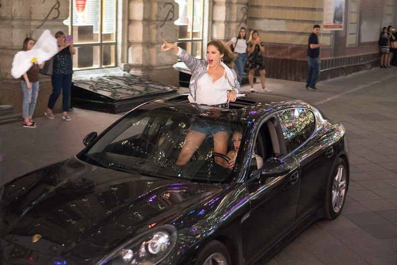 Фото зі знімального майданчика фільму «Тверезий водій»