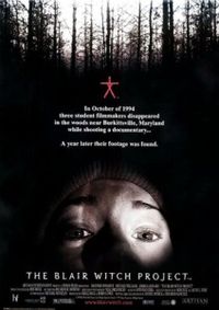 Відьма з Блер: Курсова з того світу The Blair Witch Project   Жанр   фільм жахів   псевдодокументальний фільм   режисер   Деніел Майрік   Едуардо Санчез   продюсер   Робін Коуї   Грегг Хейл   Автор   сценарію   Деніел Майрік   Едуардо Санчез   У головних   ролях   Хезер Донахью   Джошуа Леонард   Майкл Вільямс   оператор   Ніл Фредерікс   композитор   Тоні Кора   кінокомпанія   Haxan Films   тривалість   86 хв   бюджет   $   20 000   [1]   (Недоступна посилання)   $ 60 000   [2]   збори   248 млн   $   Країна   США   рік   1999   IMDb   ID 0185937   Вихід фільму «Відьма з Блер: Курсова з того світу» (оригінальна назва - The Blair Witch Project)   «Відьма з Блер: Курсова з того світу» (   англ